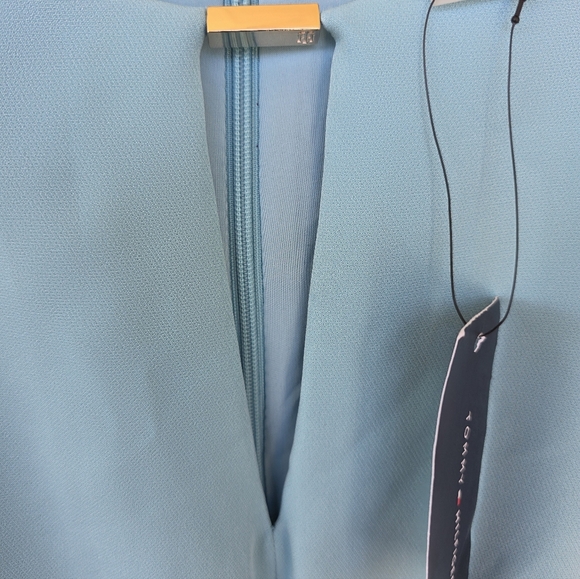 Tommy Hilfiger Women Keyhole Fit & Flare Dress Sz 12 Long Sleeve Cocktail NWT - Picture 12 of 15